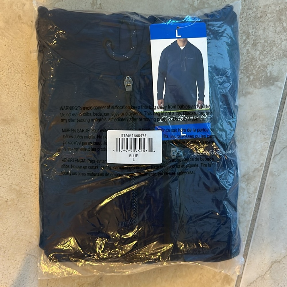 NWT Eddie Bauer Motion Performance Full Zip Hoodie Size Large - Picture 5 of 5